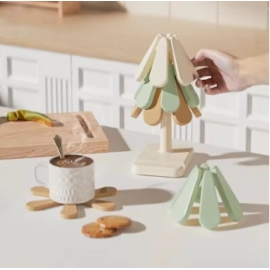 A Tree Creative Ornament Silicone Anti scald Pad S..
