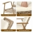 3 Pieces Patio Furniture Set Sofa Chair PE Rattan Wicker Outdoor With Cushion