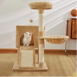 Cat Tree Luxury Cat Towers with Double Condos Spac..