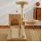 Cat Tree Luxury Cat Towers with Double Condos Spacious Perch Cat Hammock Fully Wrapped Scratching Sisal Post and Dangling Balls